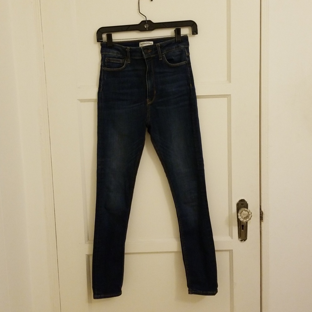 Zara -high waisted premium jean